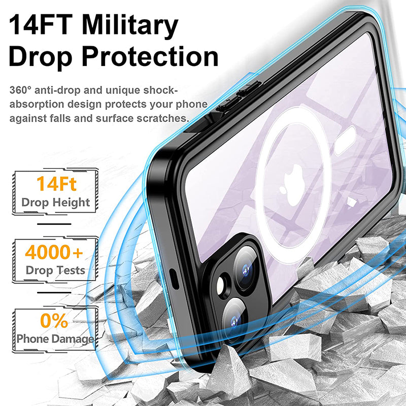 Full-body Waterproof Shockproof Case For IPhone 14