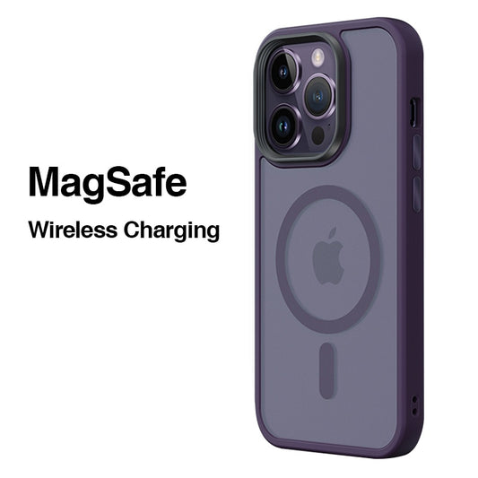 Translucent Matte Magsafe Magnetic Wireless Charging Phone Case For iPhone 14 13 12 11 Pro Max