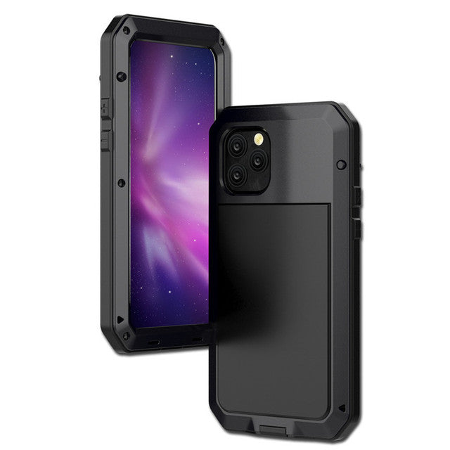 Shockproof armor Metal Aluminum phone Case for iPhone 14 13 12 11 Pro XS MAX XR X 7 8 6 6S Plus SE