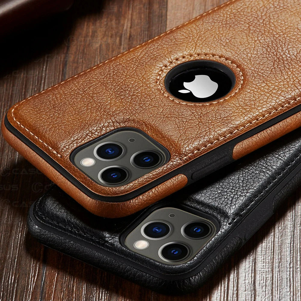 Shockproof Anti-Bump Leather IPhone Case