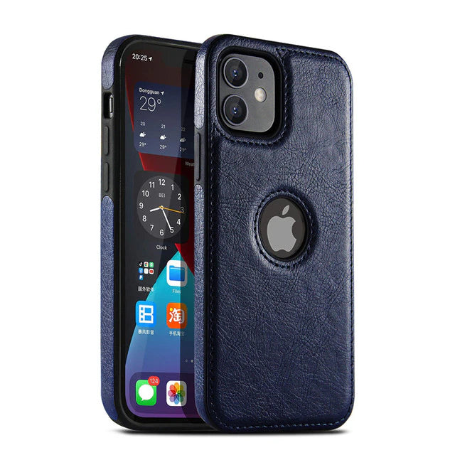 Shockproof Anti-Bump Leather IPhone Case