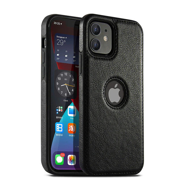 Shockproof Anti-Bump Leather IPhone Case