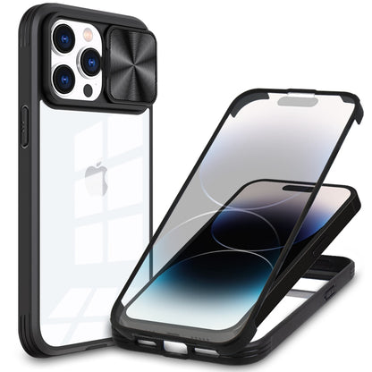 Sliding Camera Lens Protection Full Coverage Case For iPhone 14 13 12 11 Pro