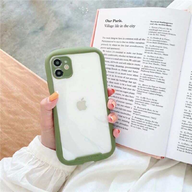 Transparent Acrylic Phone Case for Iphone 14 13 12 11 Pro Max Clear Solid Color Side Creative Protect Cover Phone Accessories